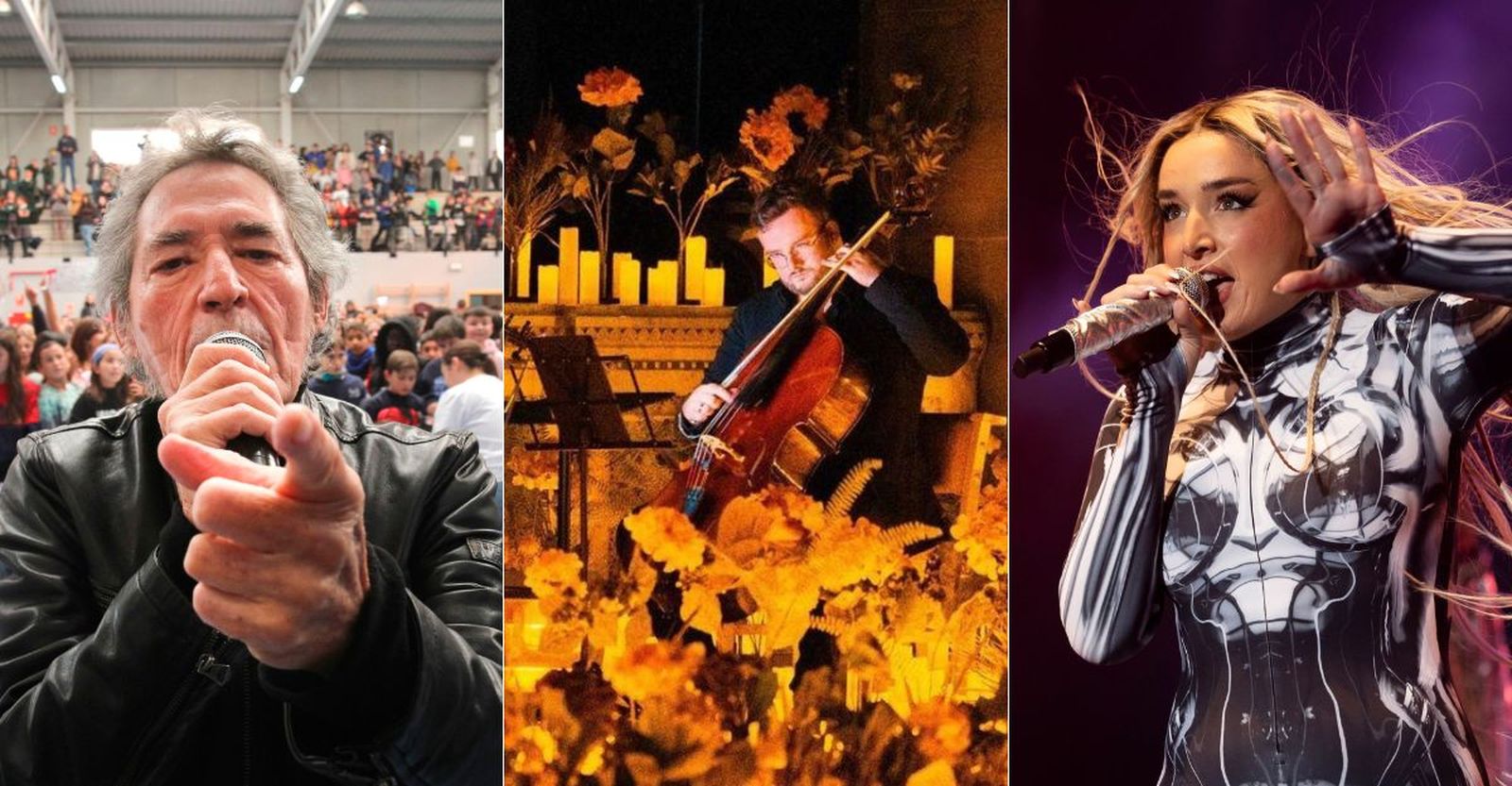 Miguel Ríos, concierto de Candlelight y Lola Índigo.