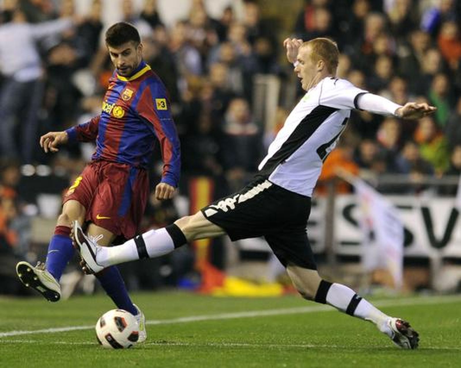 El Barcelona consigue una trabajada victoria en Mestalla.

Foto: AFP/ Reuters