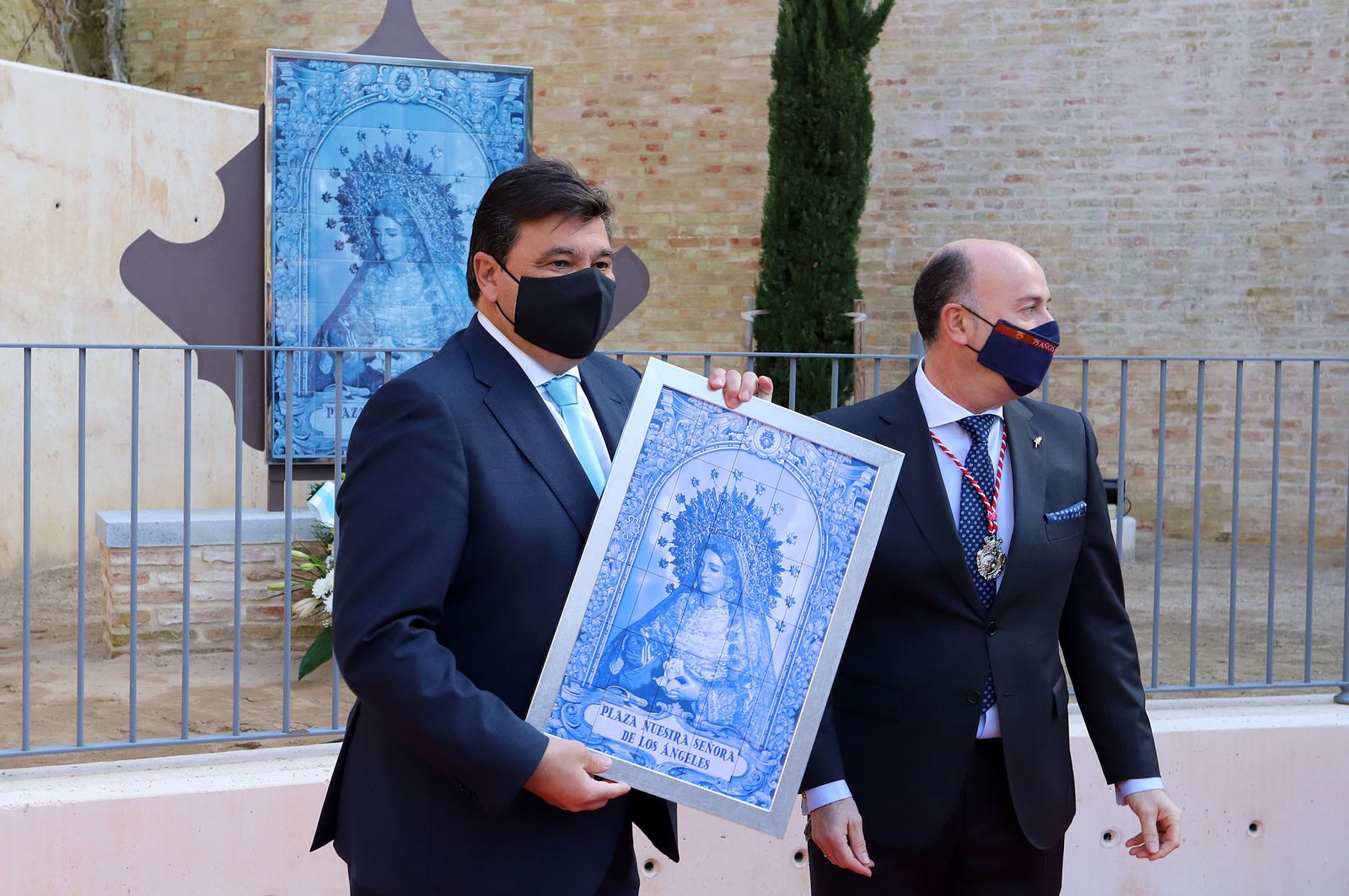 Imágenes de la inauguración de la Plaza Nuestra Señora de los Ángeles