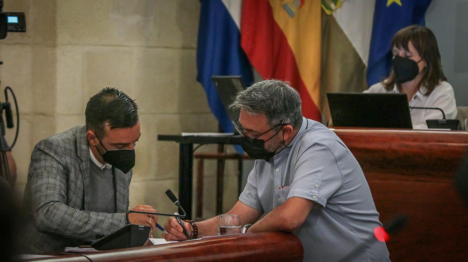 Secuencia del enfado de José Antonio Díaz con la alcaldesa