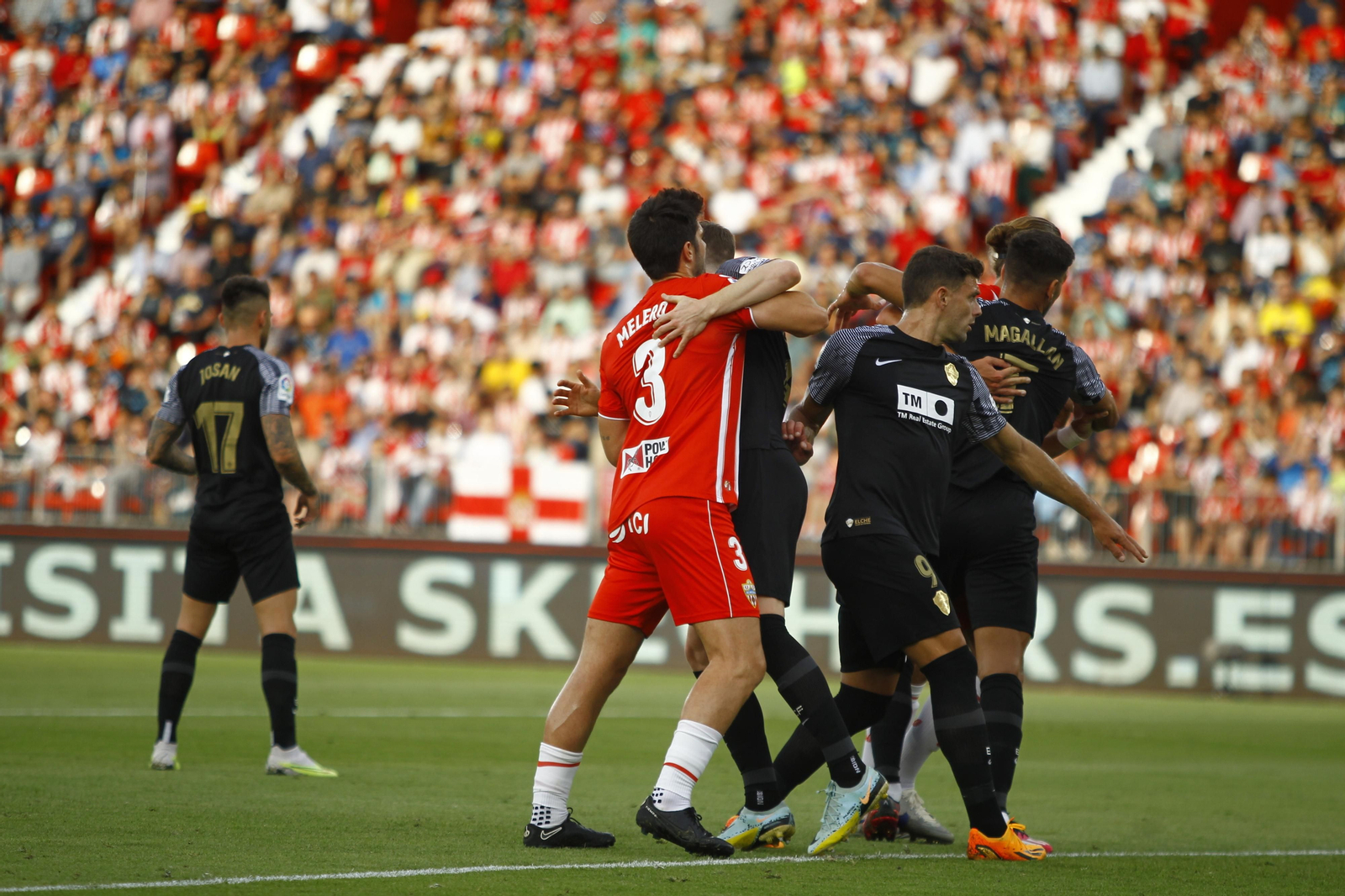 Imágenes del partido U.D. Almería-Elche C.F.