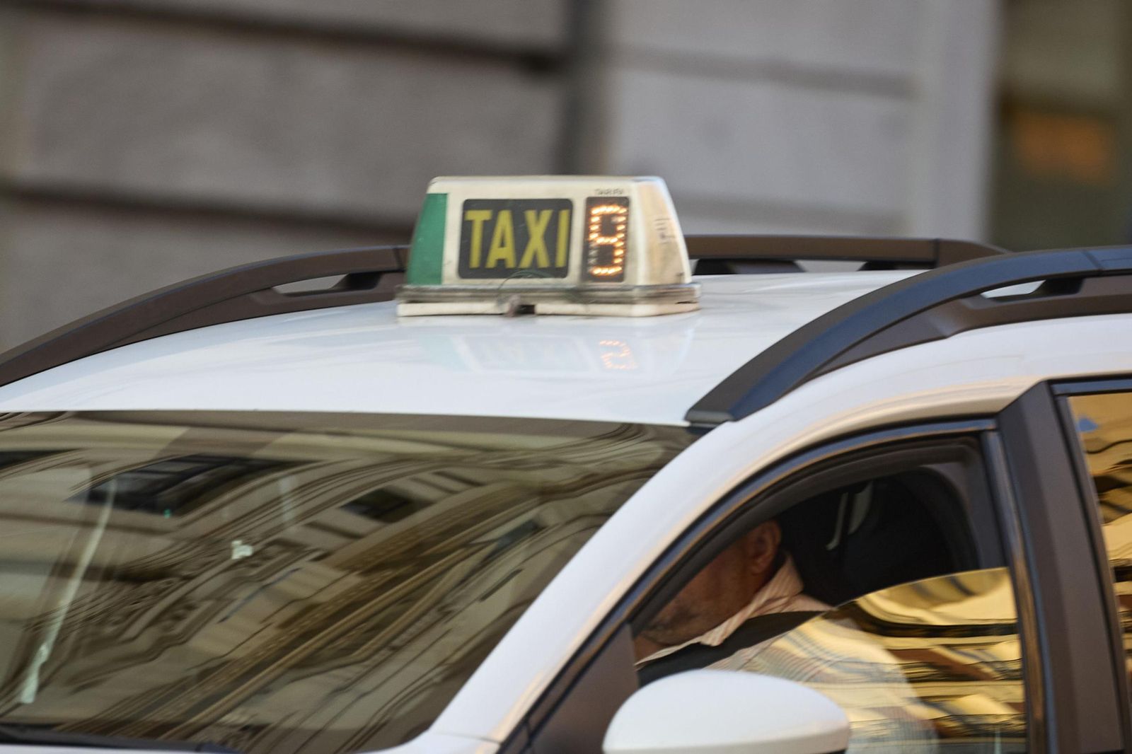 Detalle de un taxi.