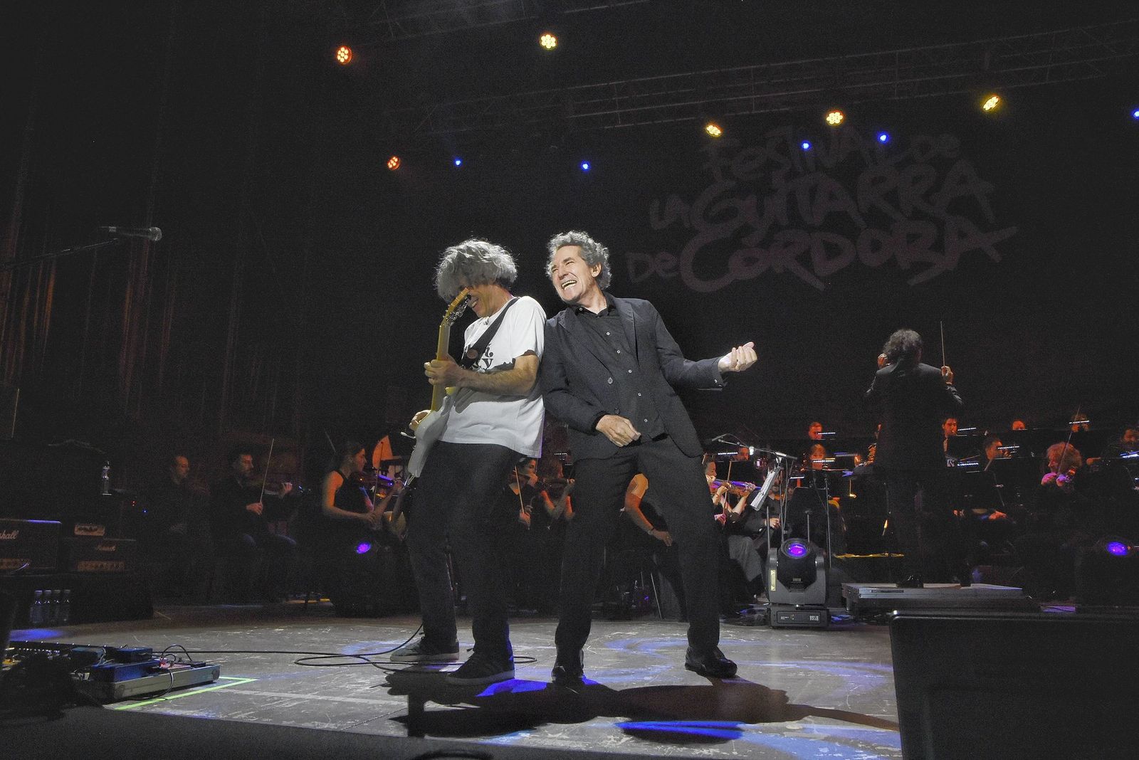 Miguel Ríos, durante el cierre del Festival de la Guitarra del año pasado.