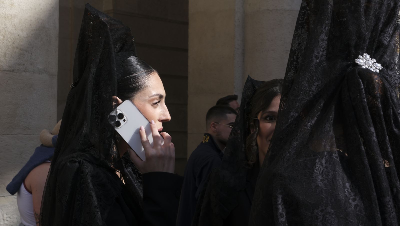 La procesión de la Santa Cena en Almería, en imágenes