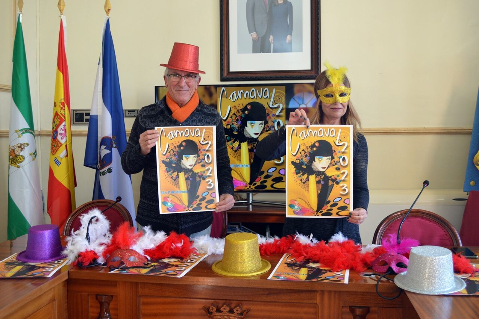 Presentación del Carnaval 2023 de San Juan del Puerto.