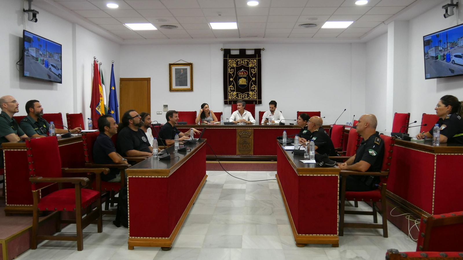 Reunión de seguridad.