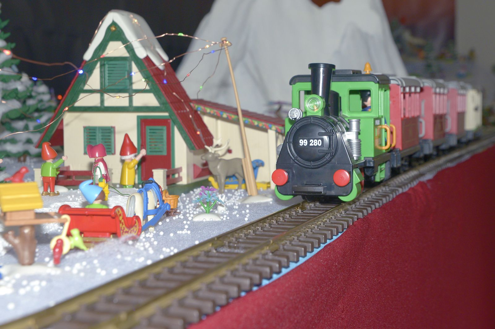 Fotos del Belén de playmobil en La Línea