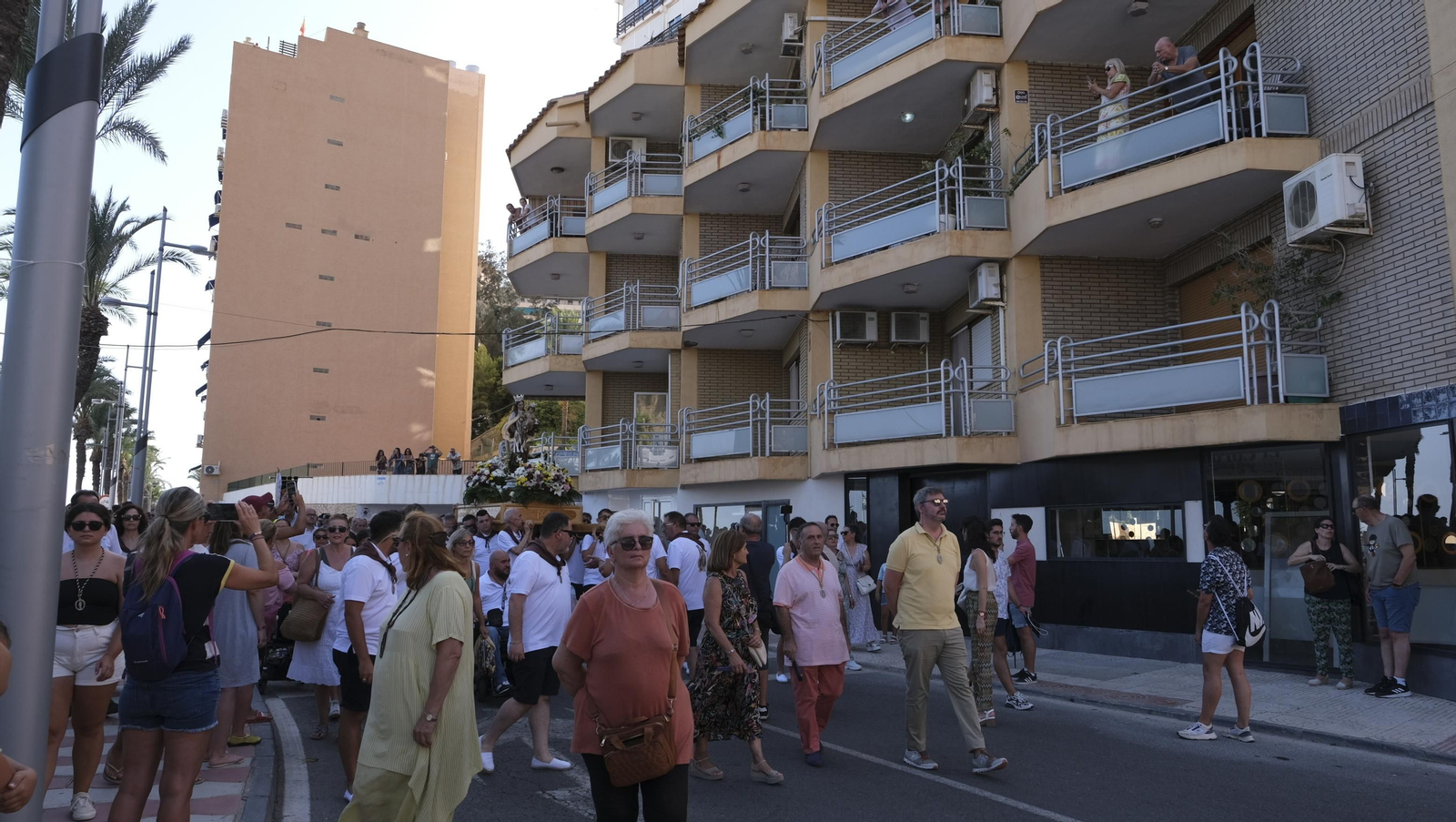 Procesión marinera  de la Virgen del Carmen en Aguadulce