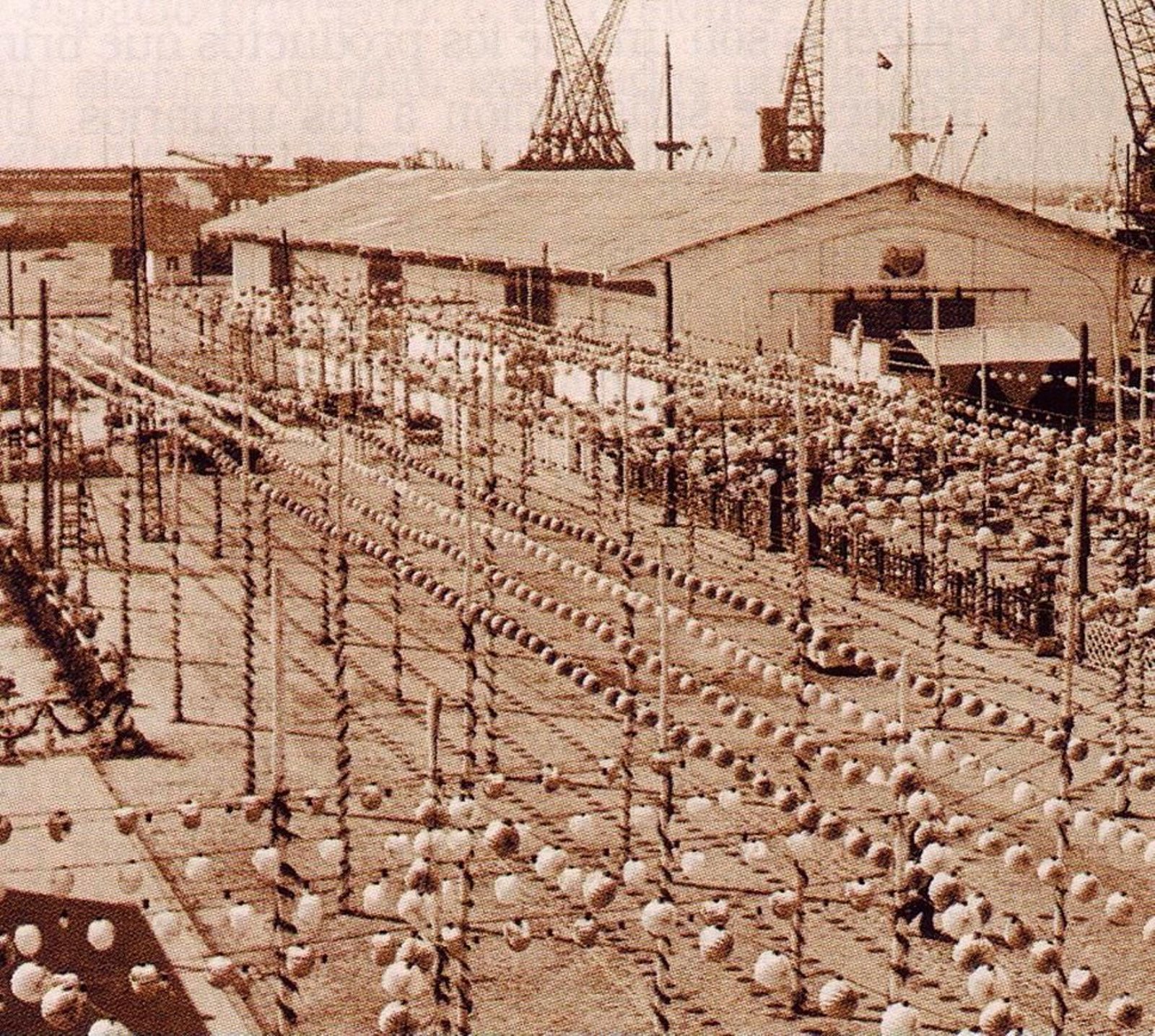 Recinto de las Fiestas Colombinas en el Puerto de Huelva.