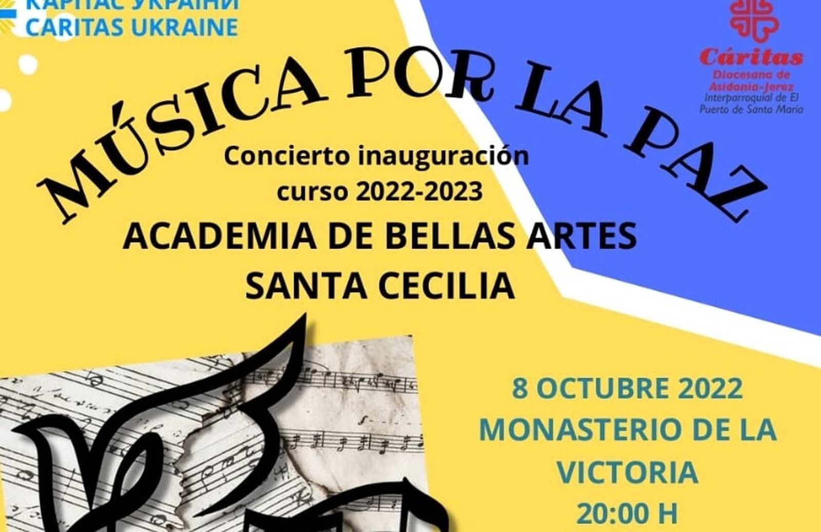 Un concierto a beneficio de Ucrania inaugurará el curso de la Academia Santa Cecilia