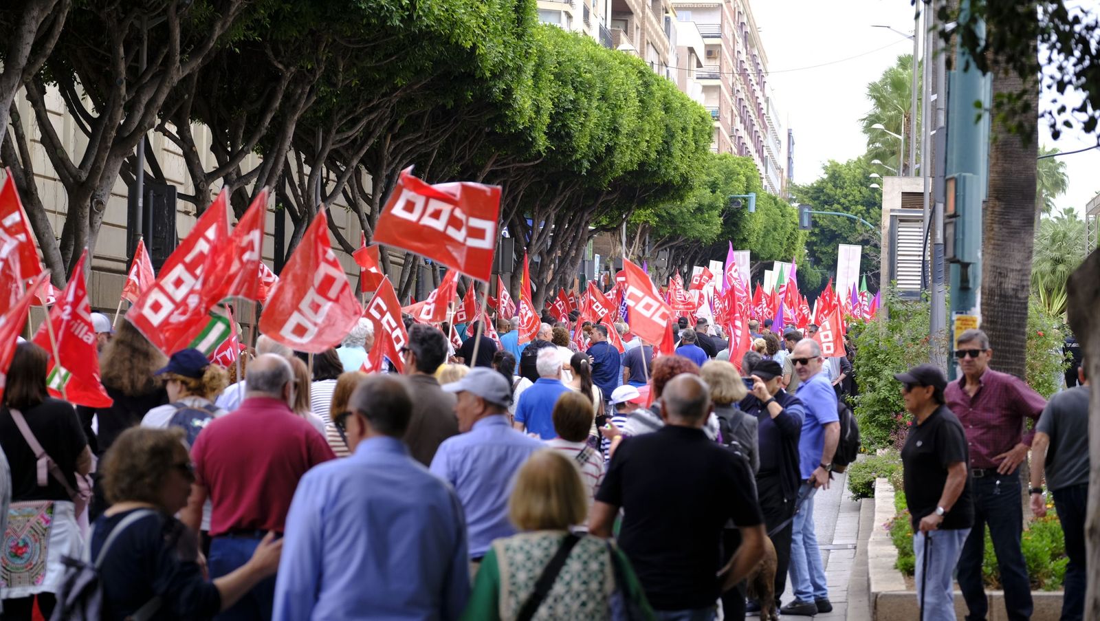 En defensa de los trabajadores: las imágenes de la manifestación del 1 ...