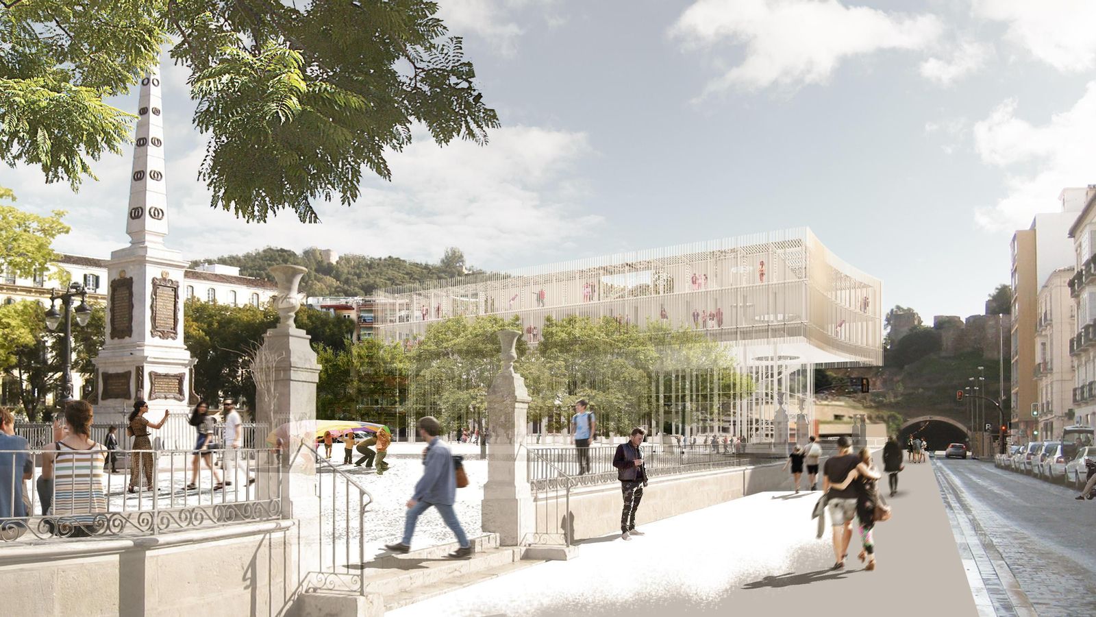 Diseño de Zoco Cultural, el proyecto previsto para construir en el solar del Astoria.