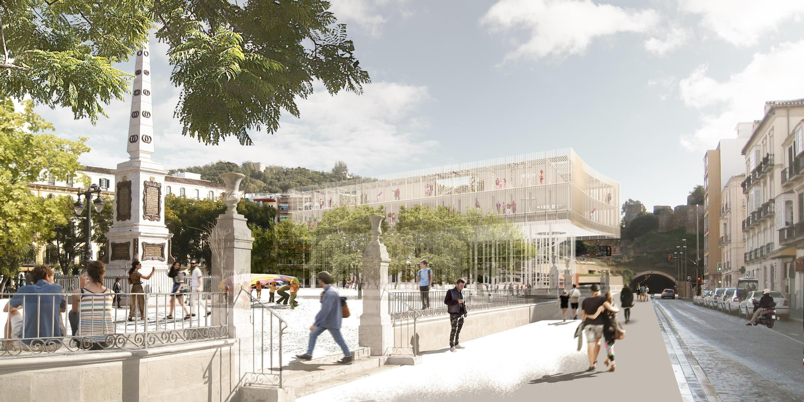 Diseño de Zoco Cultural, el proyecto previsto para construir en el solar del Astoria.