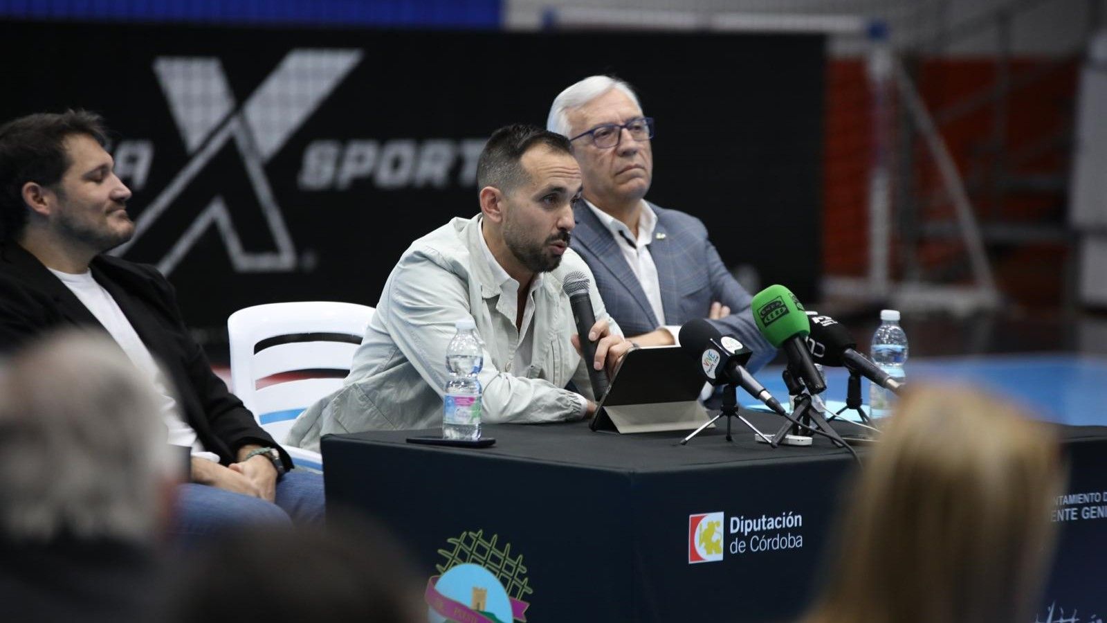 José Cuenca, en su rueda de prensa de despedida del Ángel Ximénez.