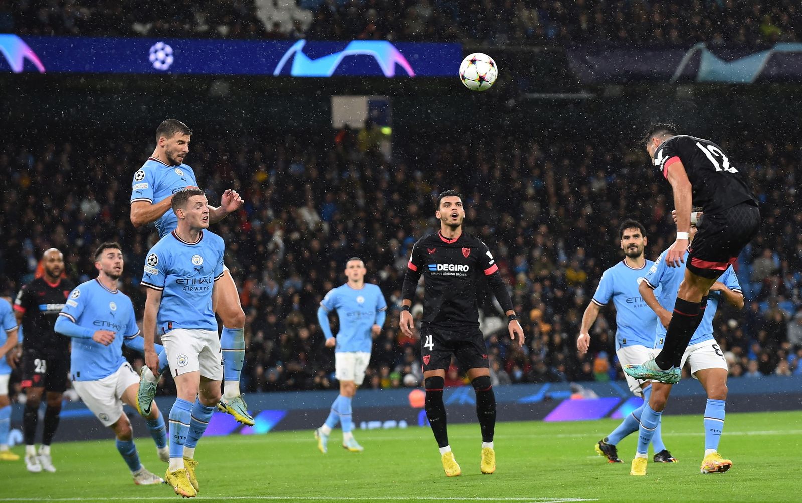 Las fotos del Manchester City-Sevilla de Champions
