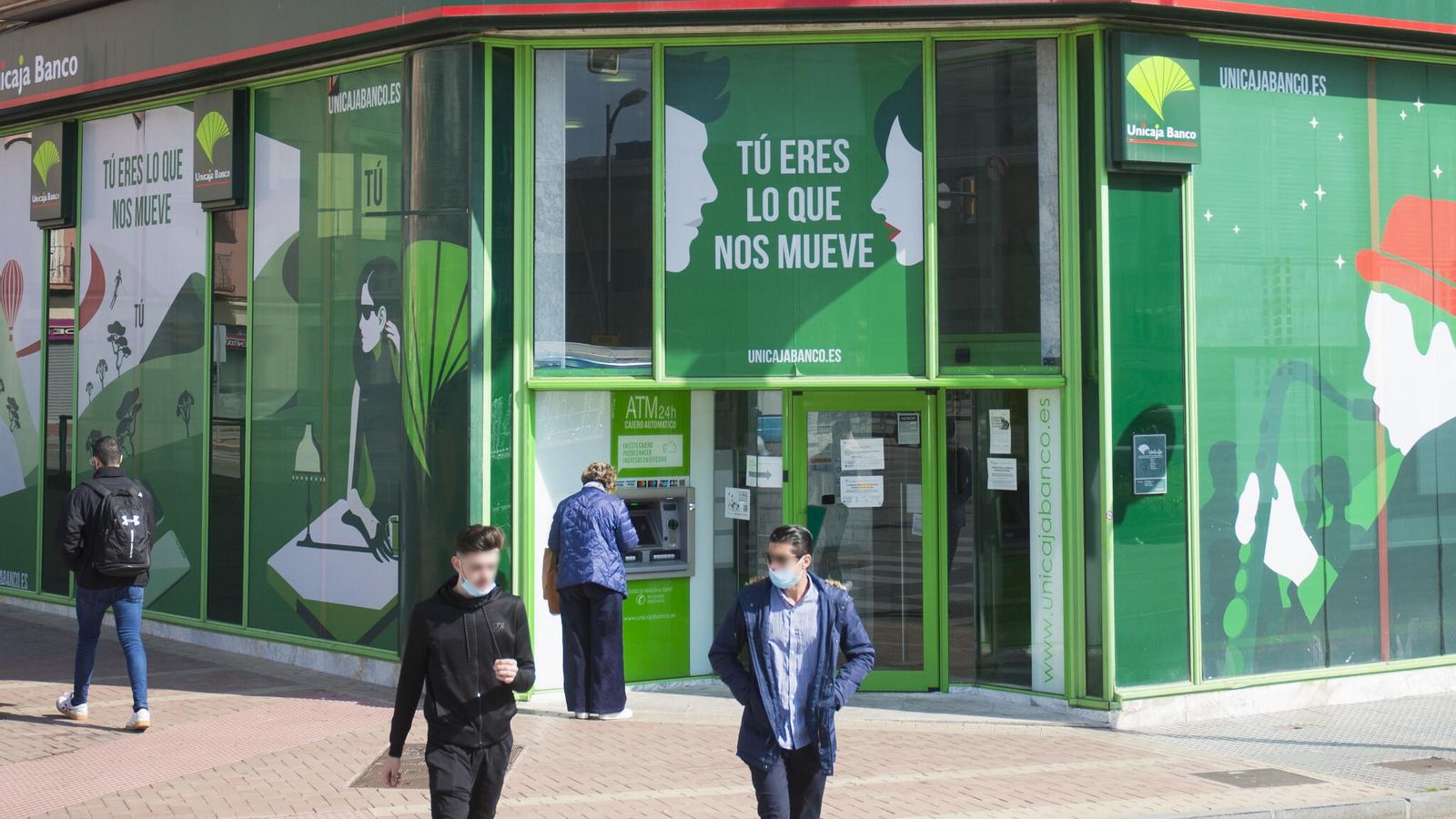 Una oficina de Unicaja Banco.