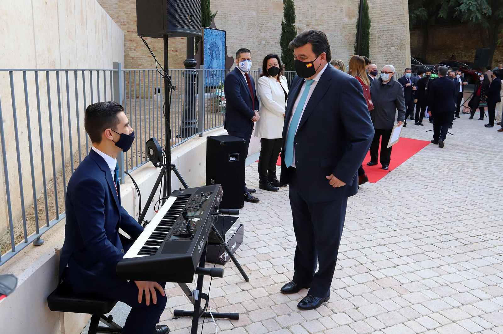 Imágenes de la inauguración de la Plaza Nuestra Señora de los Ángeles