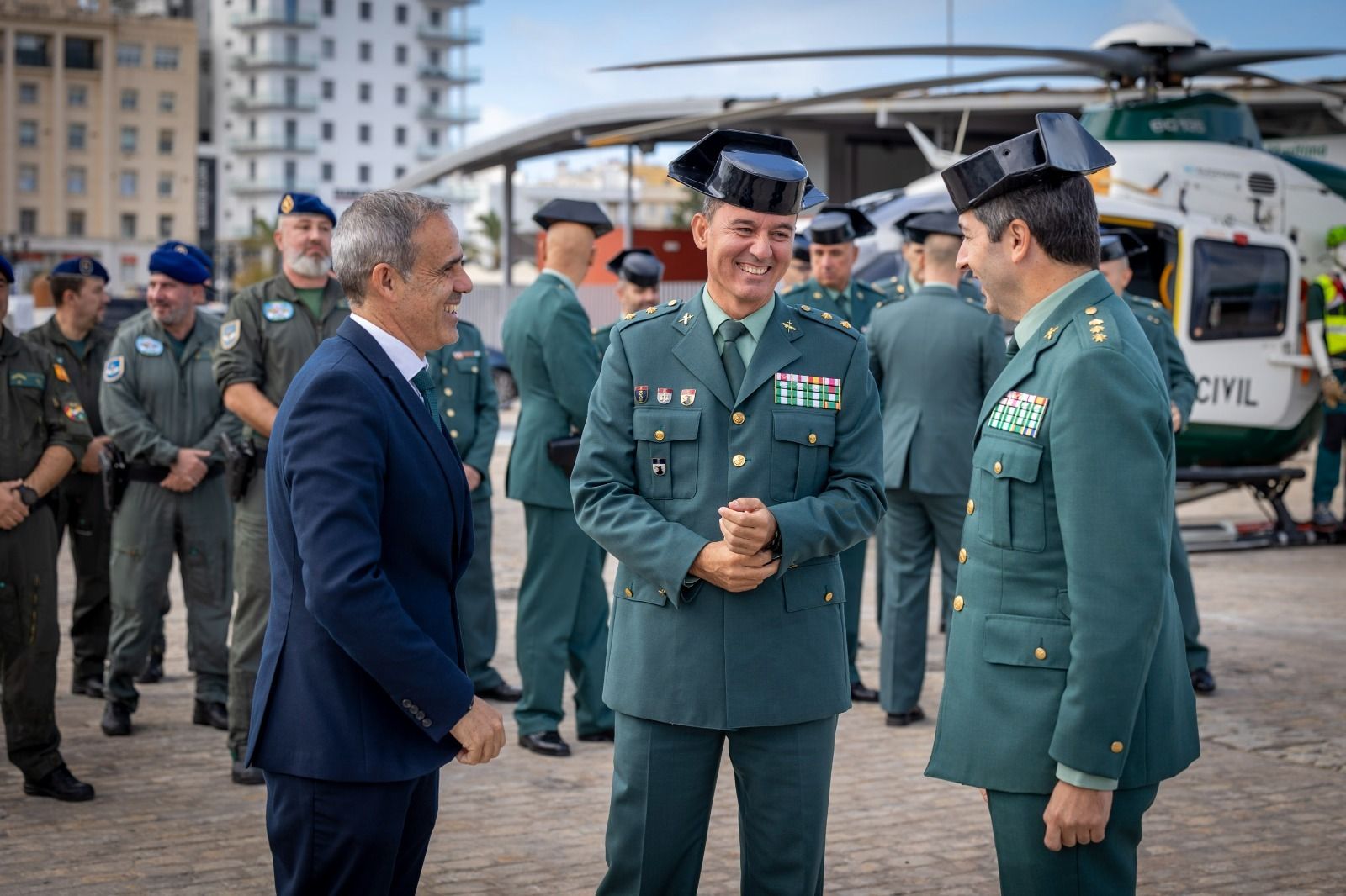 La Guardia Civil celebra en Cádiz el 50 aniversario de su Unidad Aérea
