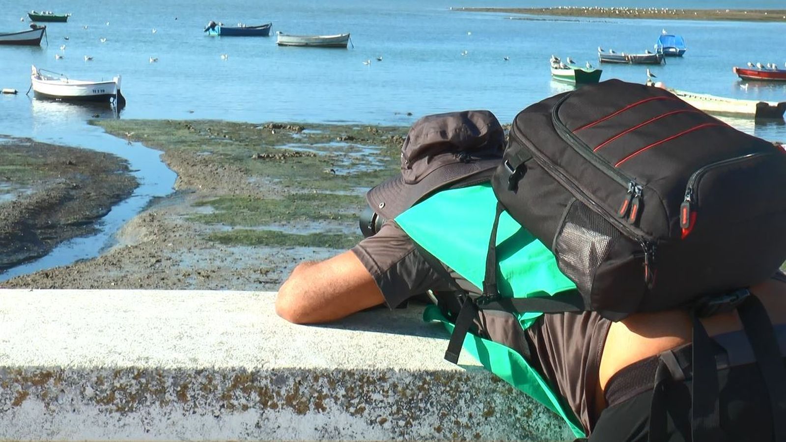 Uno de los participantes en la Maratón Fotográfica