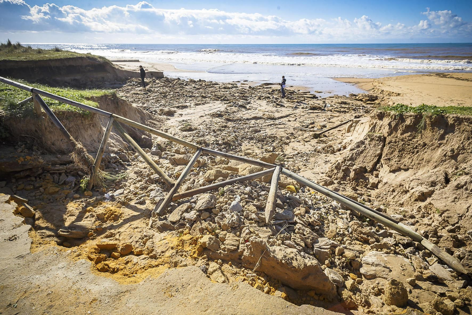Consecuencias del temporal en Cádiz