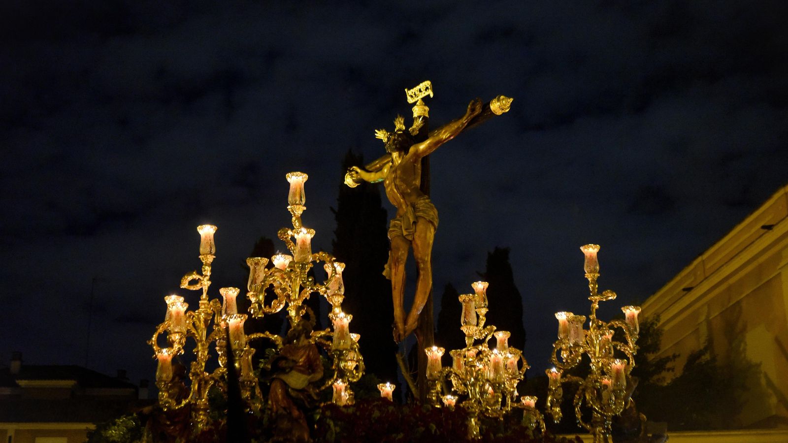 Una imagen de la hermandad de El Museo en la Semana Santa de Sevilla 2024