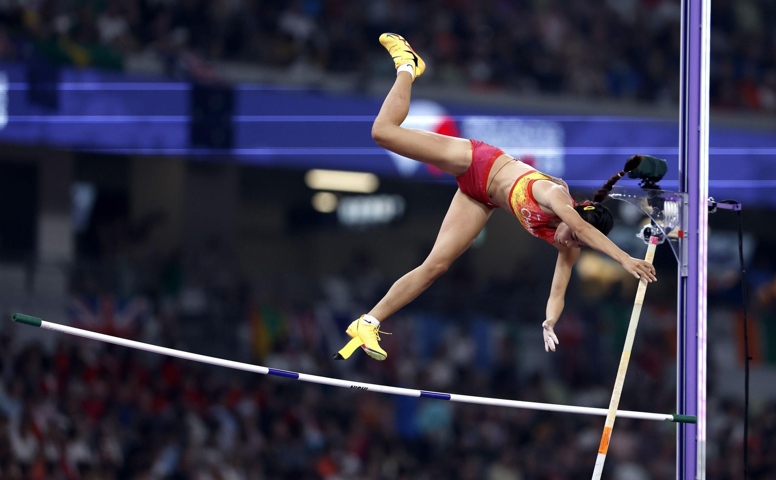 Las fotos de la lesión de Jordan Díaz y del resto de la jornada del Mundial de atletismo