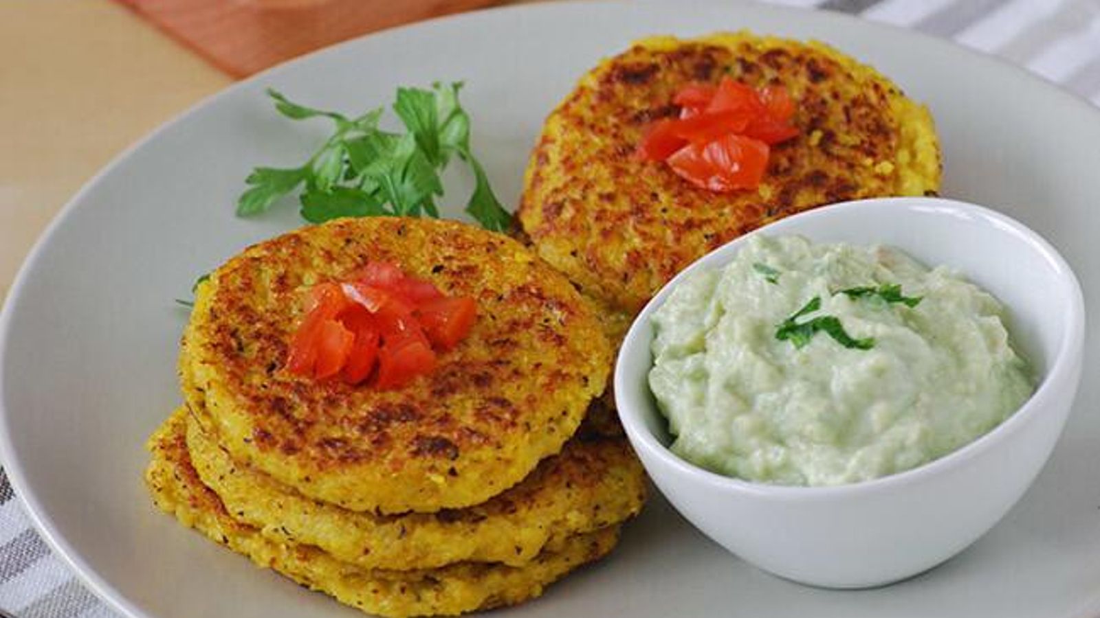 Medallones de polenta.