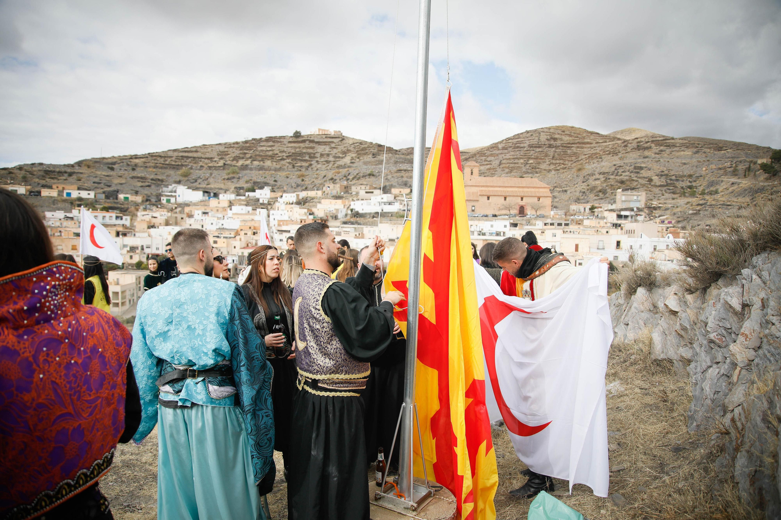 Última guerrilla en Gérgal entre moros y cristianos.