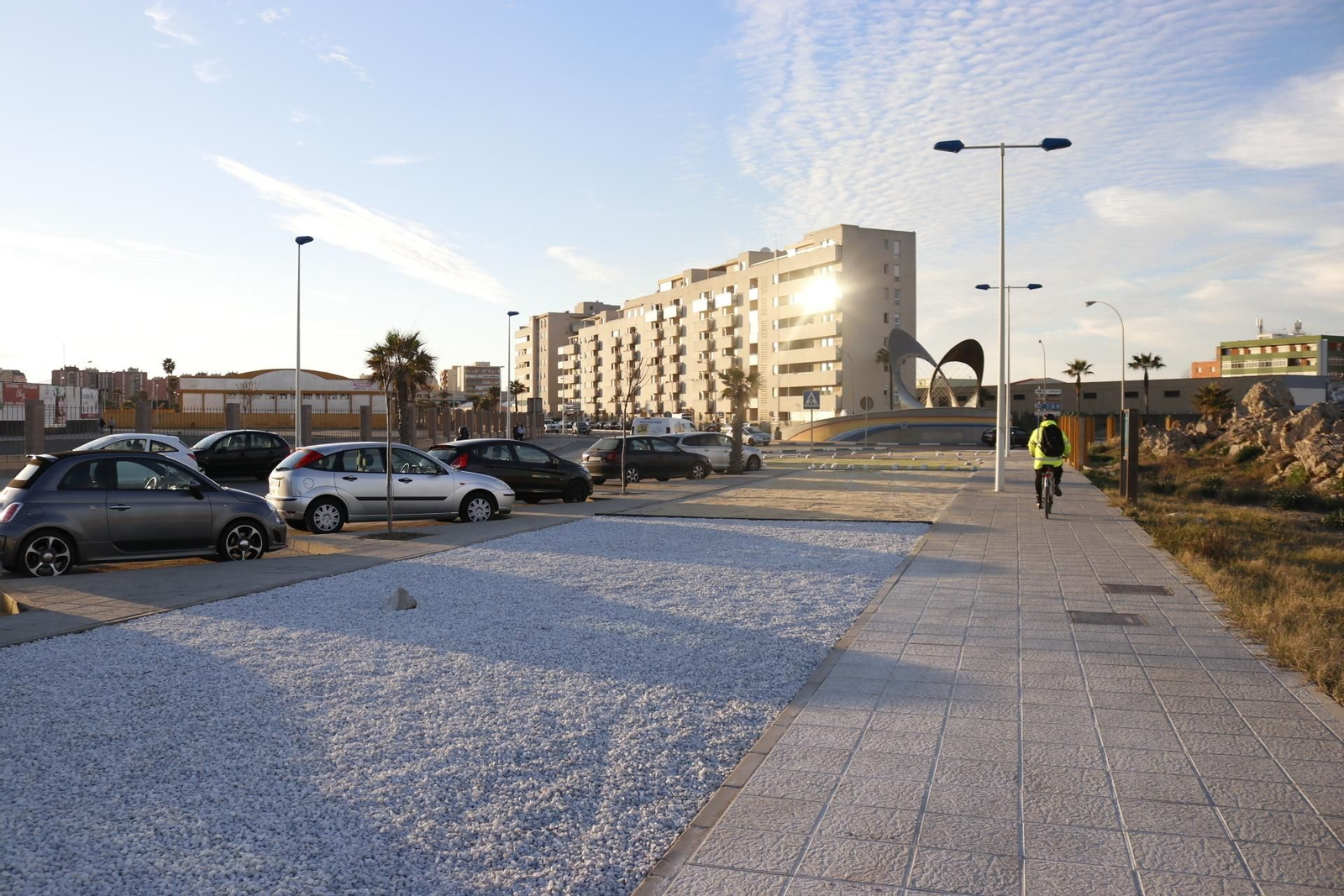 Paseo de Levante, una de las zonas dentro del Plan de arbolado urbano linense.