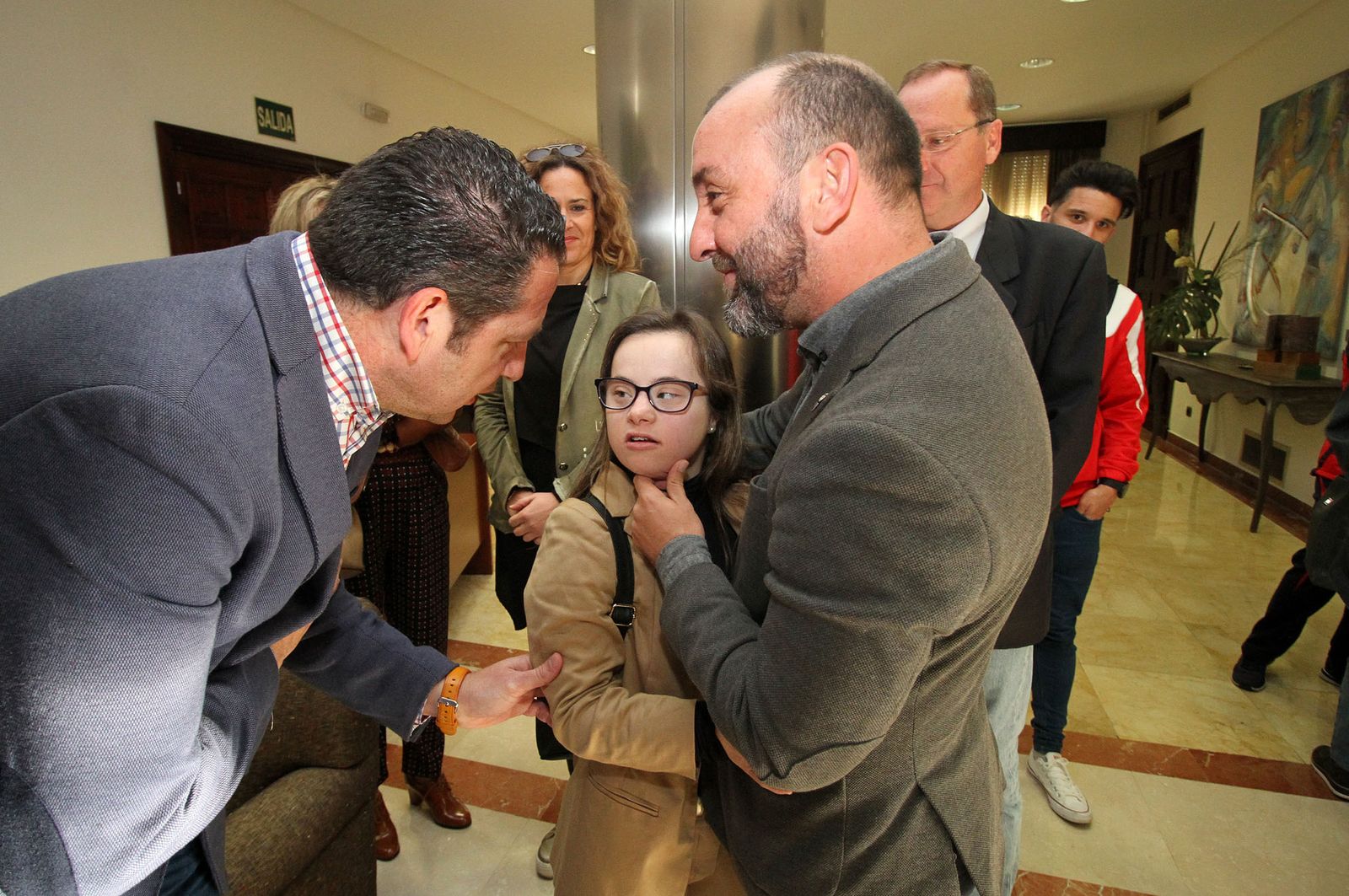 Blanca Betanzos recibida en la Diputación de Huelva, en imágenes