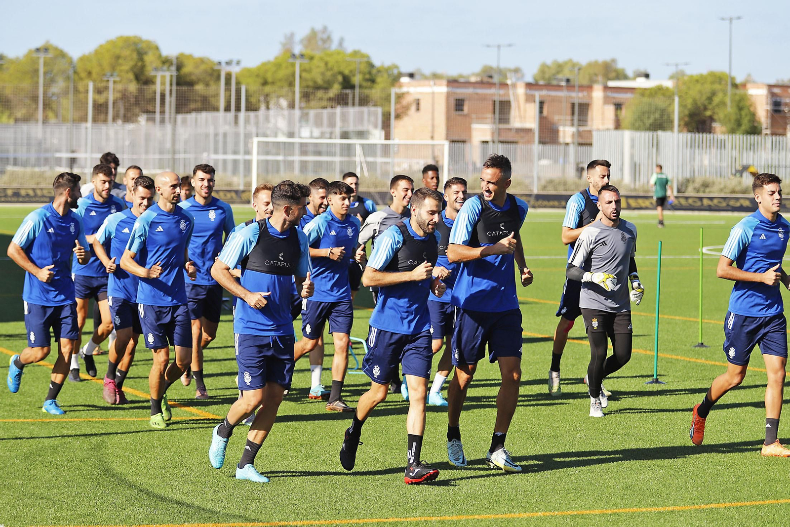 Imágenes del entrenamiento del Recreativo de Huelva