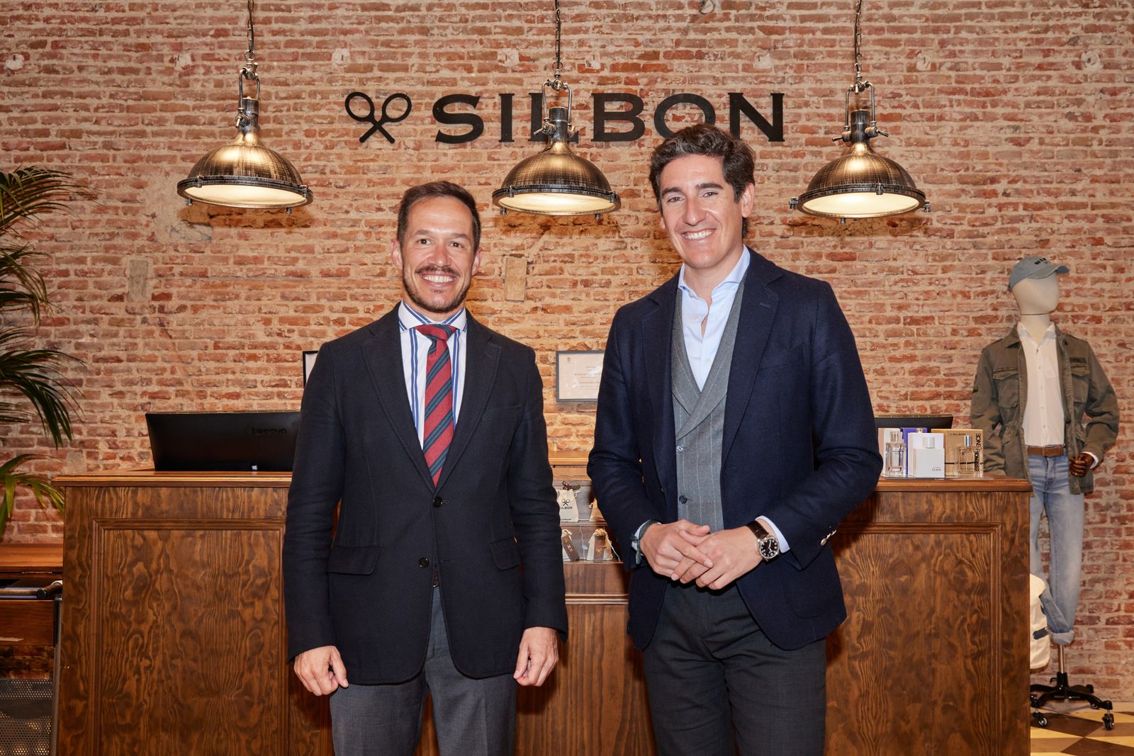 Mariano Zapara, Presidente del Cabildo de La Palma, y Pablo López, CEO de Silbon