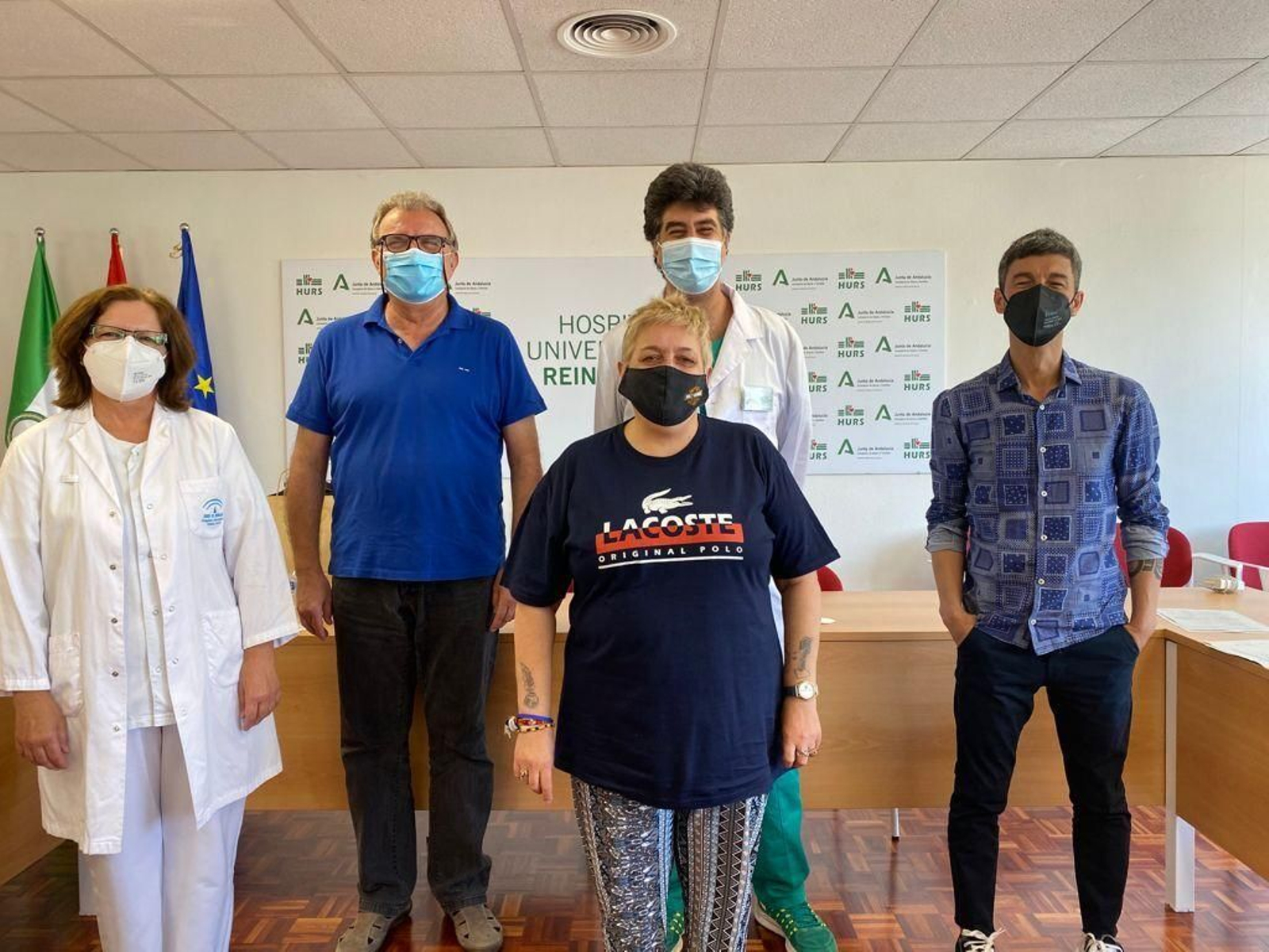 Miembros del jurado del concurso de poesía del Hospital Reina Sofía.