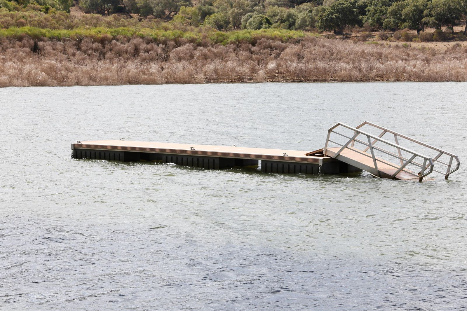 Fotos del pantano de Charco Redondo: de la sequía al 59% de capacidad en solo un año
