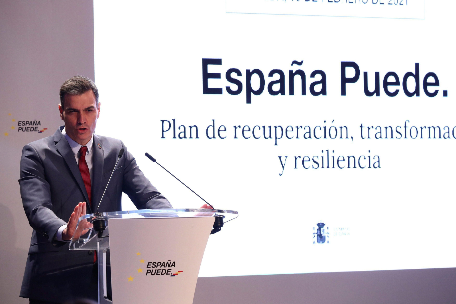 Pedro Sánchez comparece este viernes en Mérida.