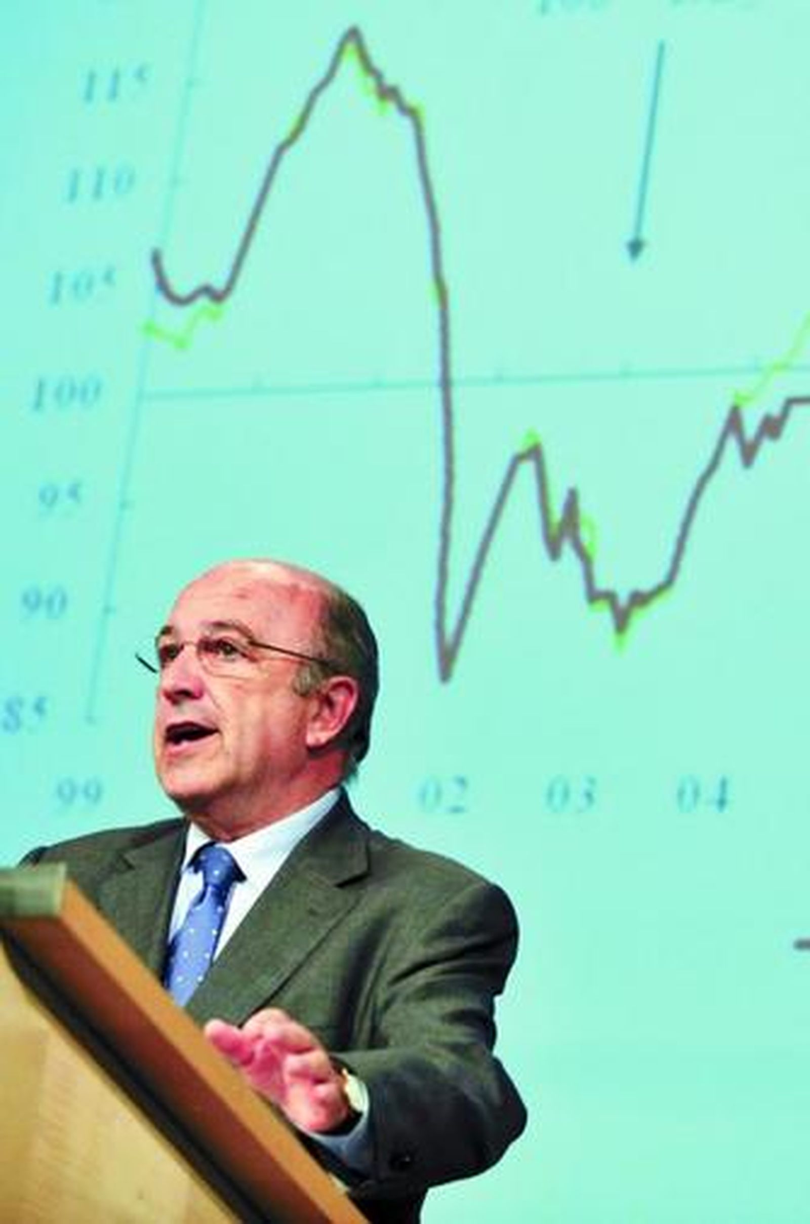 El comisario de Asuntos Económicos y Monetarios, Joaquín Almunia, ayer.