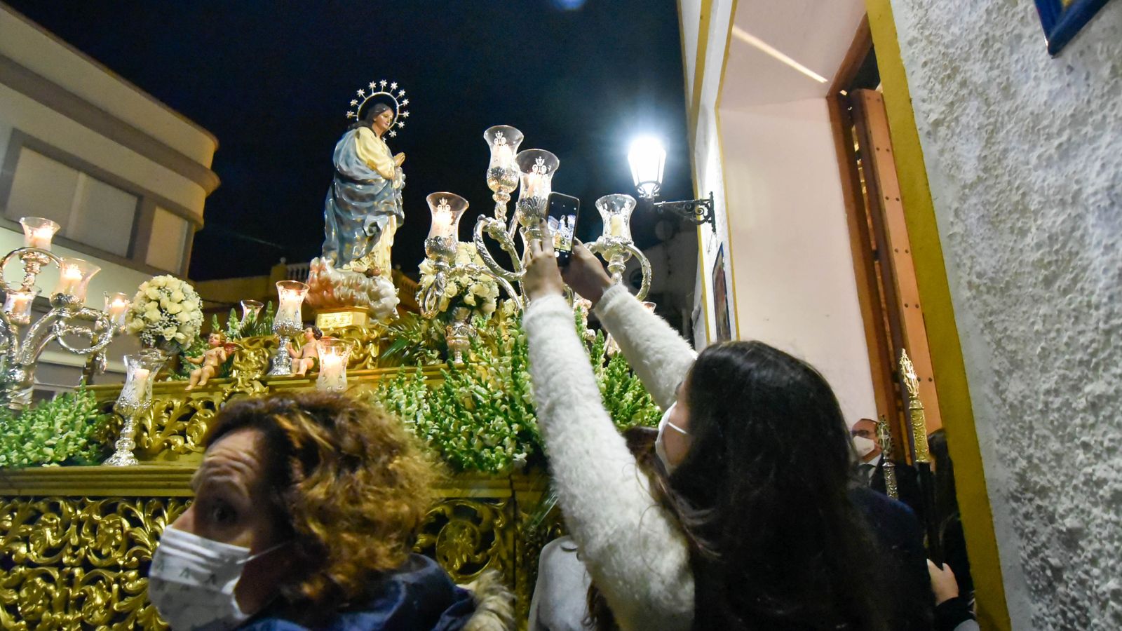 Procesión de La Inmaculada Concepción en Algeciras