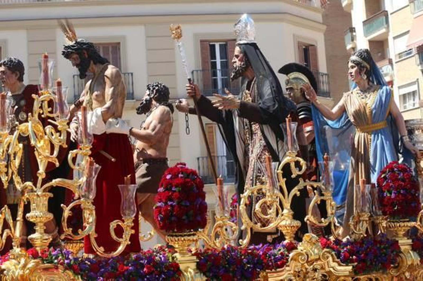 El Cristo de la Humildad en su Presentación al Pueblo.

Foto: Marilu Báez / L. M. Gómez Pozo