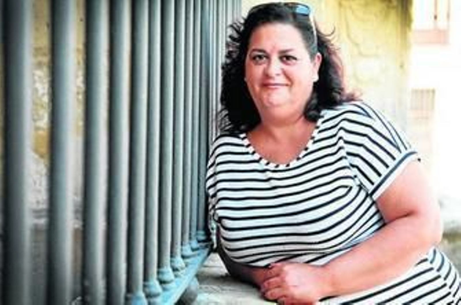 La jerezana posa, días atrás, en la plaza de la Asunción.