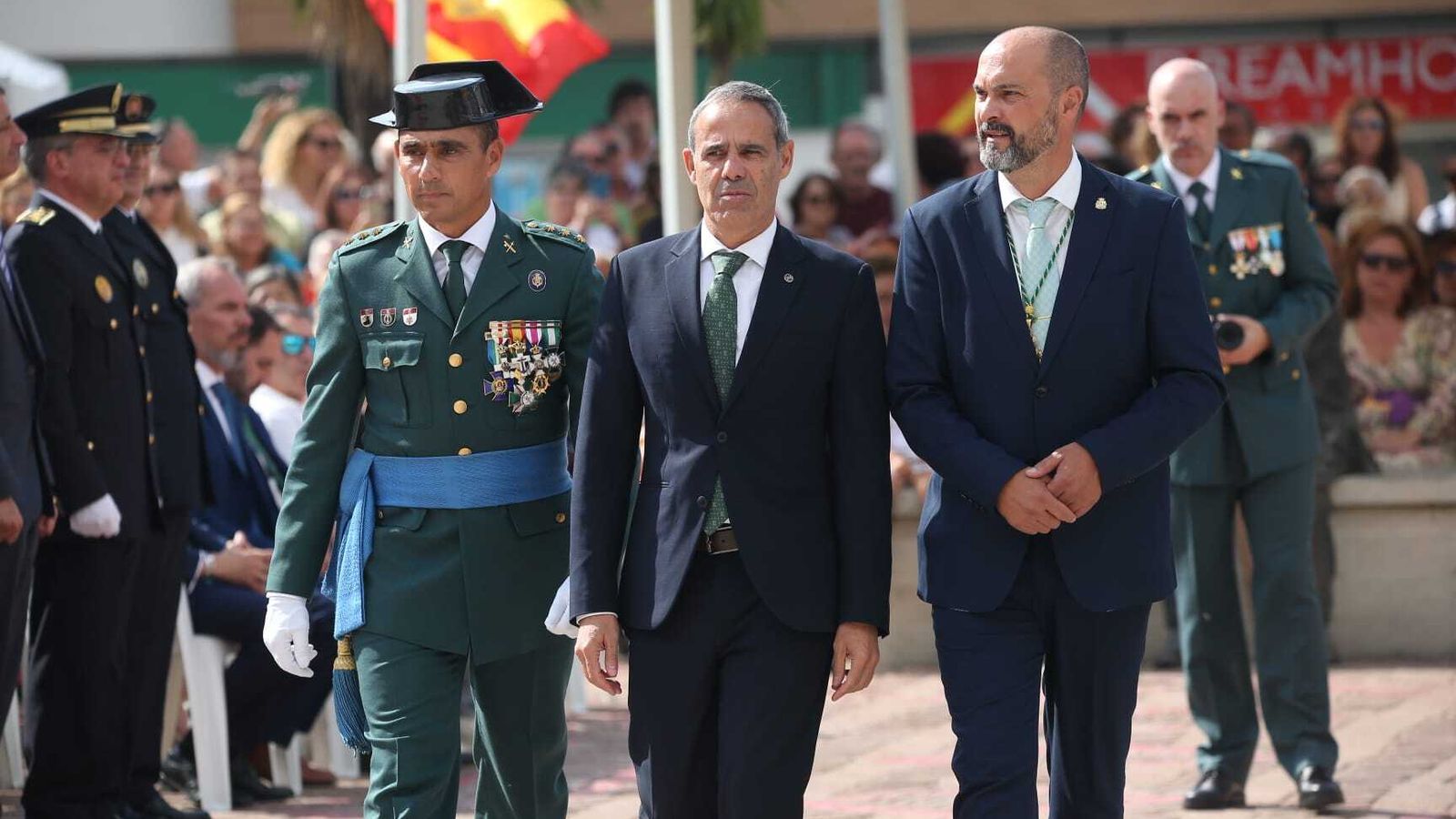 Francisco Almansa, José Pacheco y Miguel Alconchel, este miércoles.