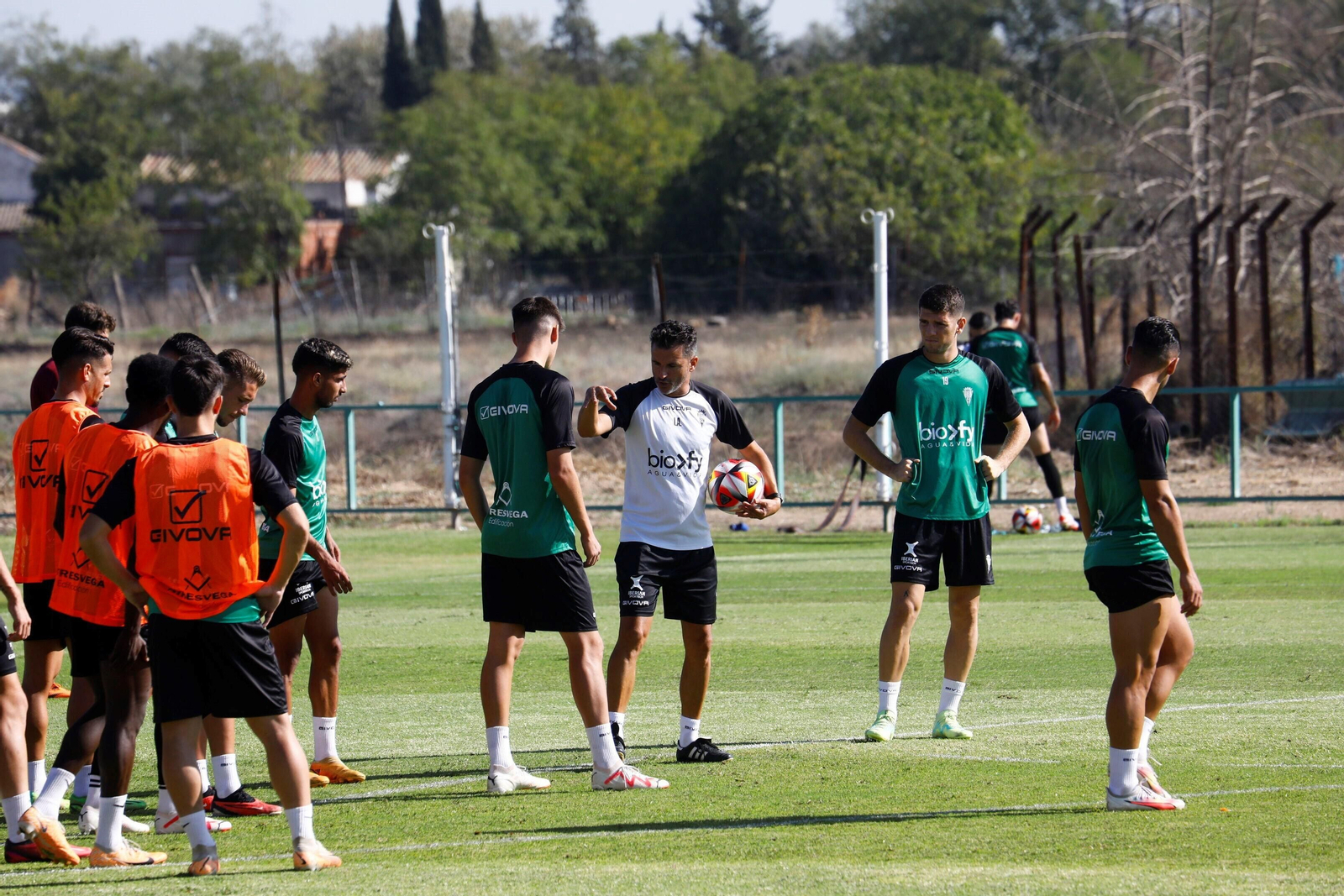 El Córdoba, en un entrenamiento.