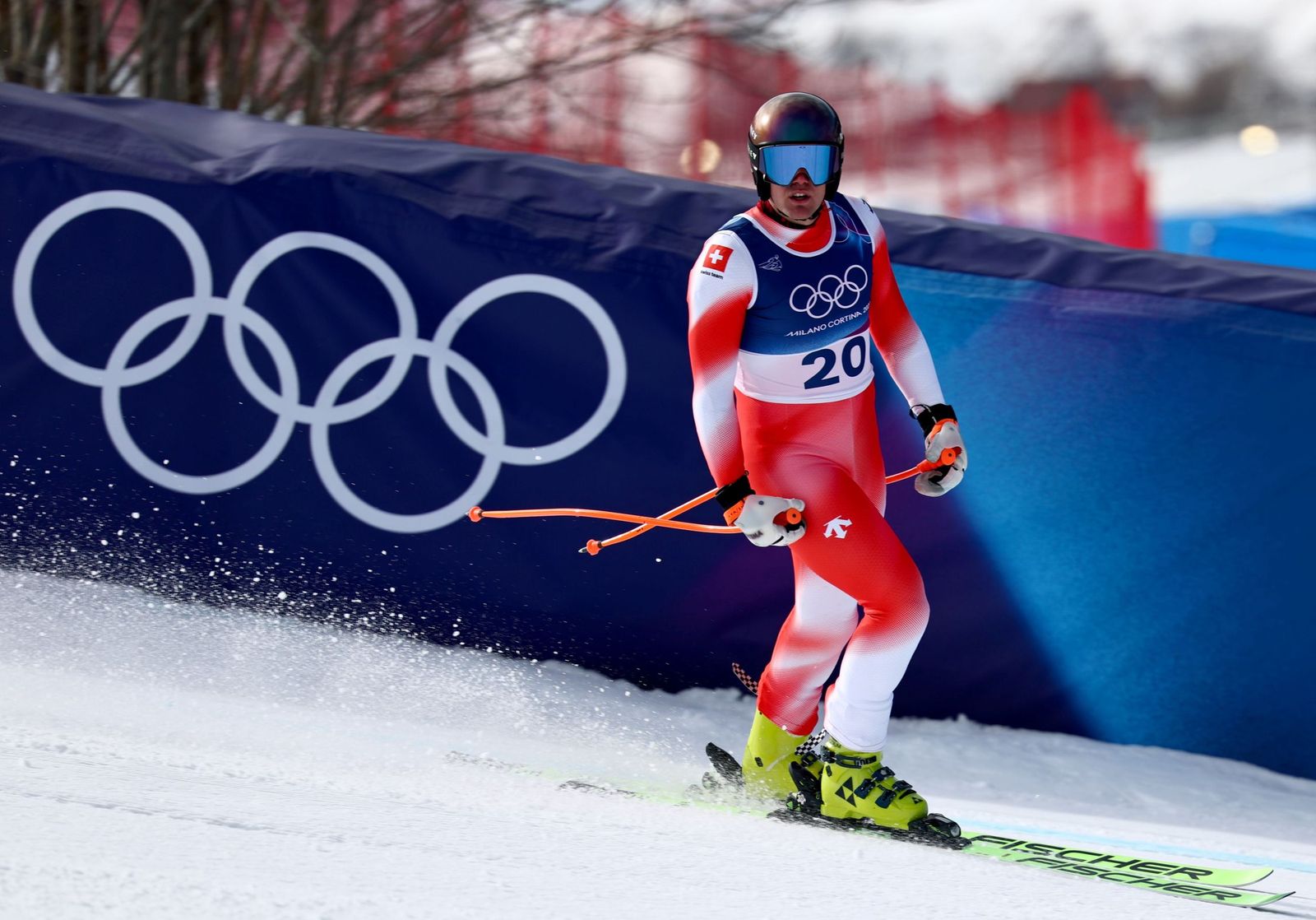 Las espectaculares fotos del descenso masculino en los Juegos Olímpicos de invierno