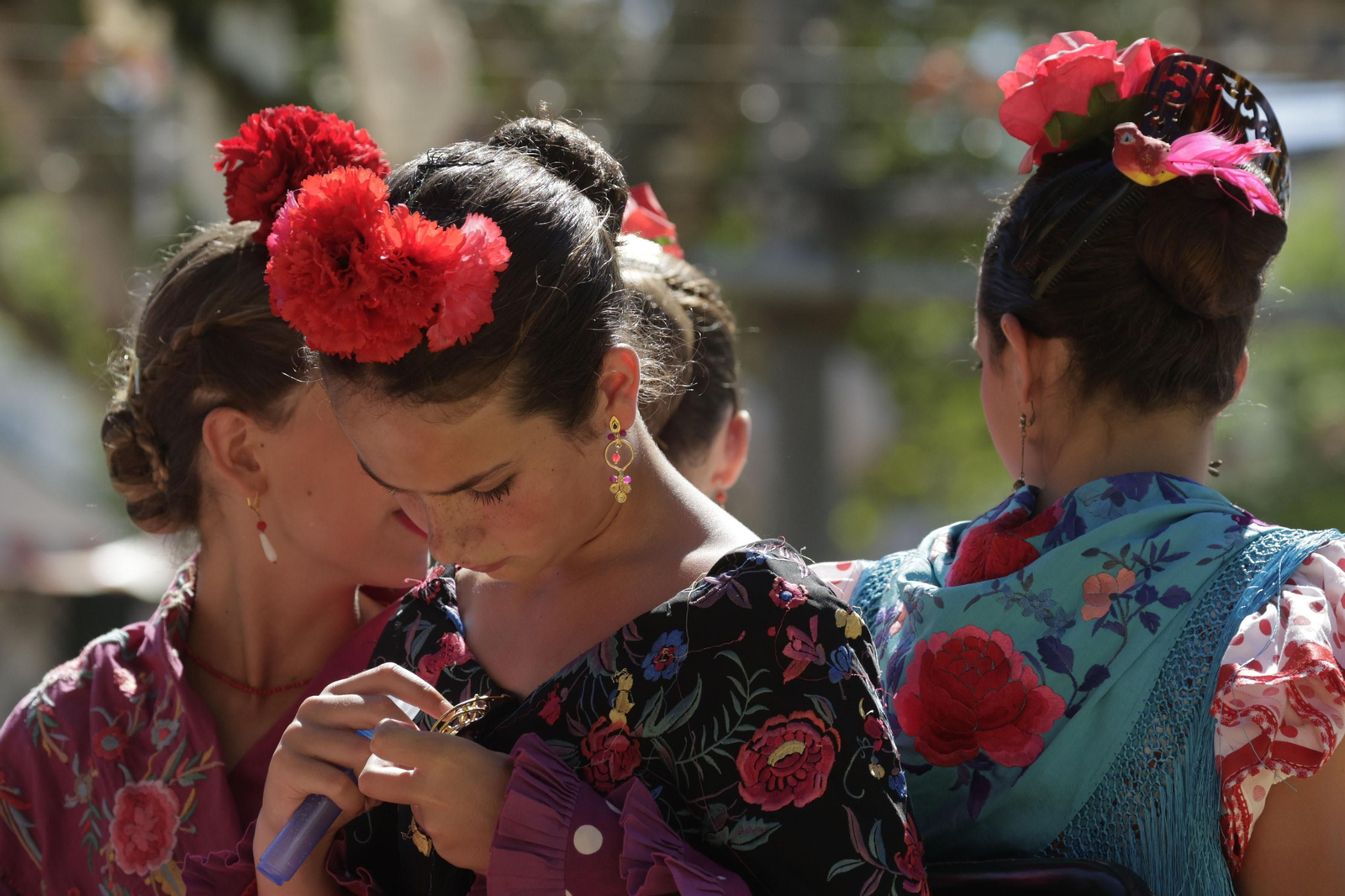 Imágenes del ambiente en la Feria de Sevilla