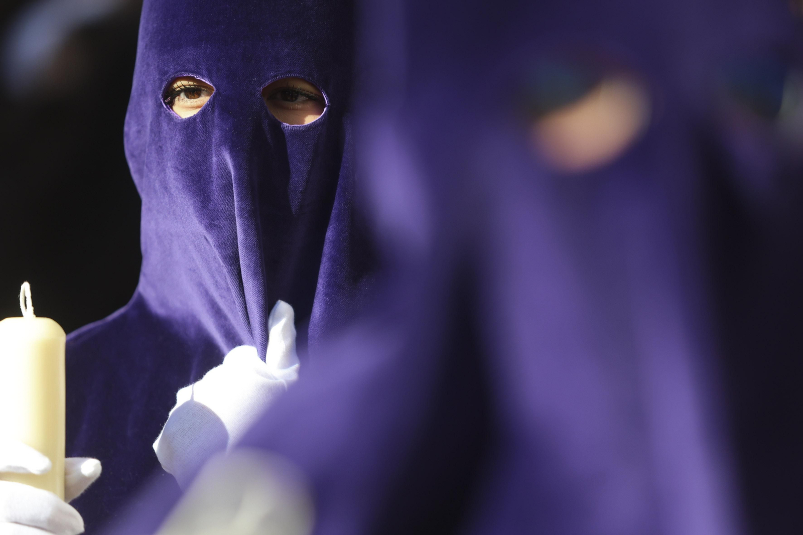 El Rico, en su procesión del Miércoles Santo en Málaga El Rico, en su procesión del Miércoles Santo en Málaga