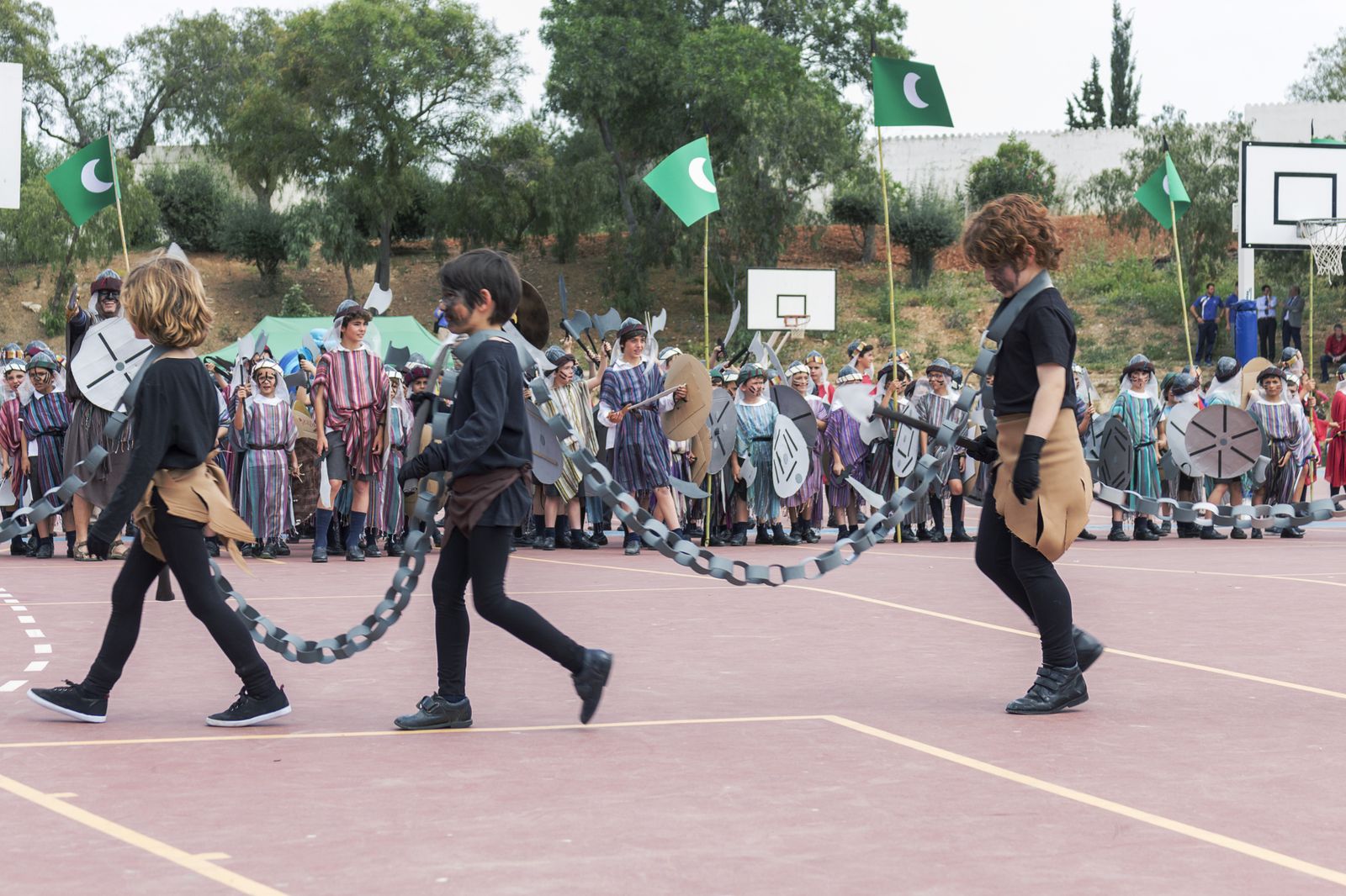 La Batalla de las Navas de Tolosa escenificada por los alumnos de El Romeral