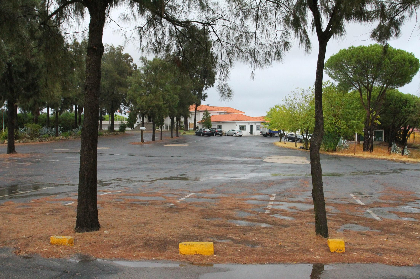 Imágenes del temporal de lluvia en Huelva.