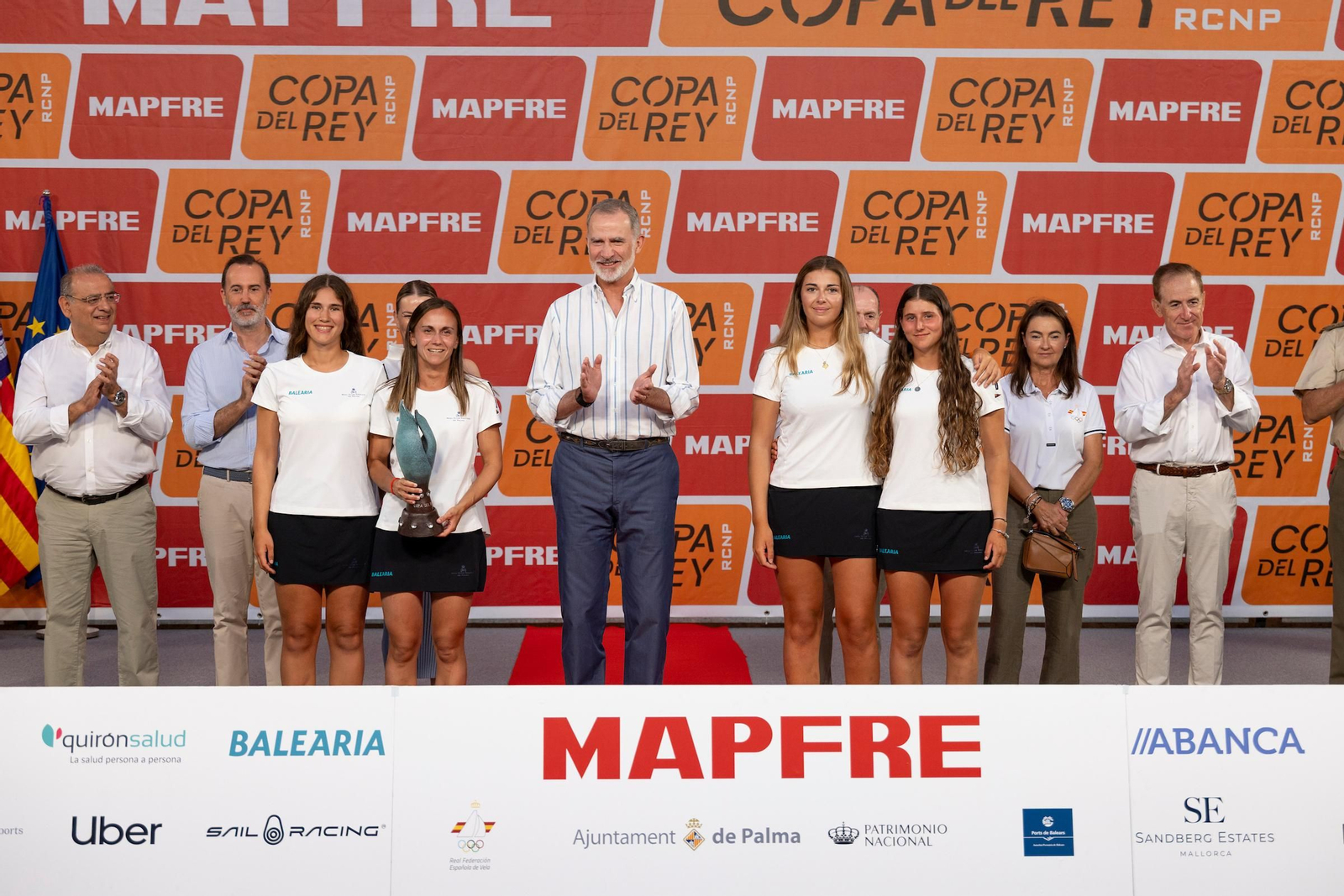 Las fotos de la entrega de premios de la Copa del Rey Mapfre de vela