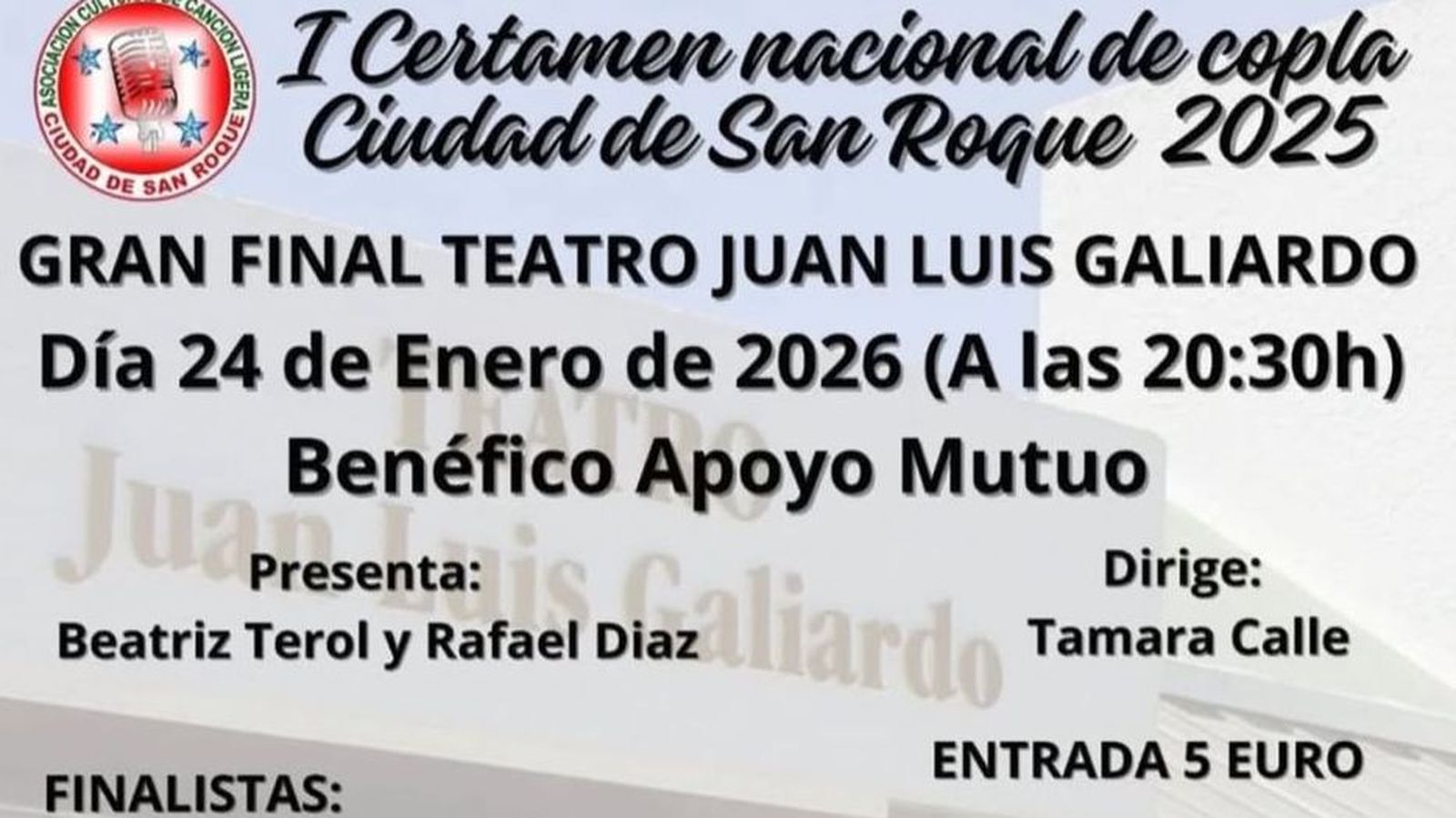I Certamen Nacional de Copla Ciudad de San Roque