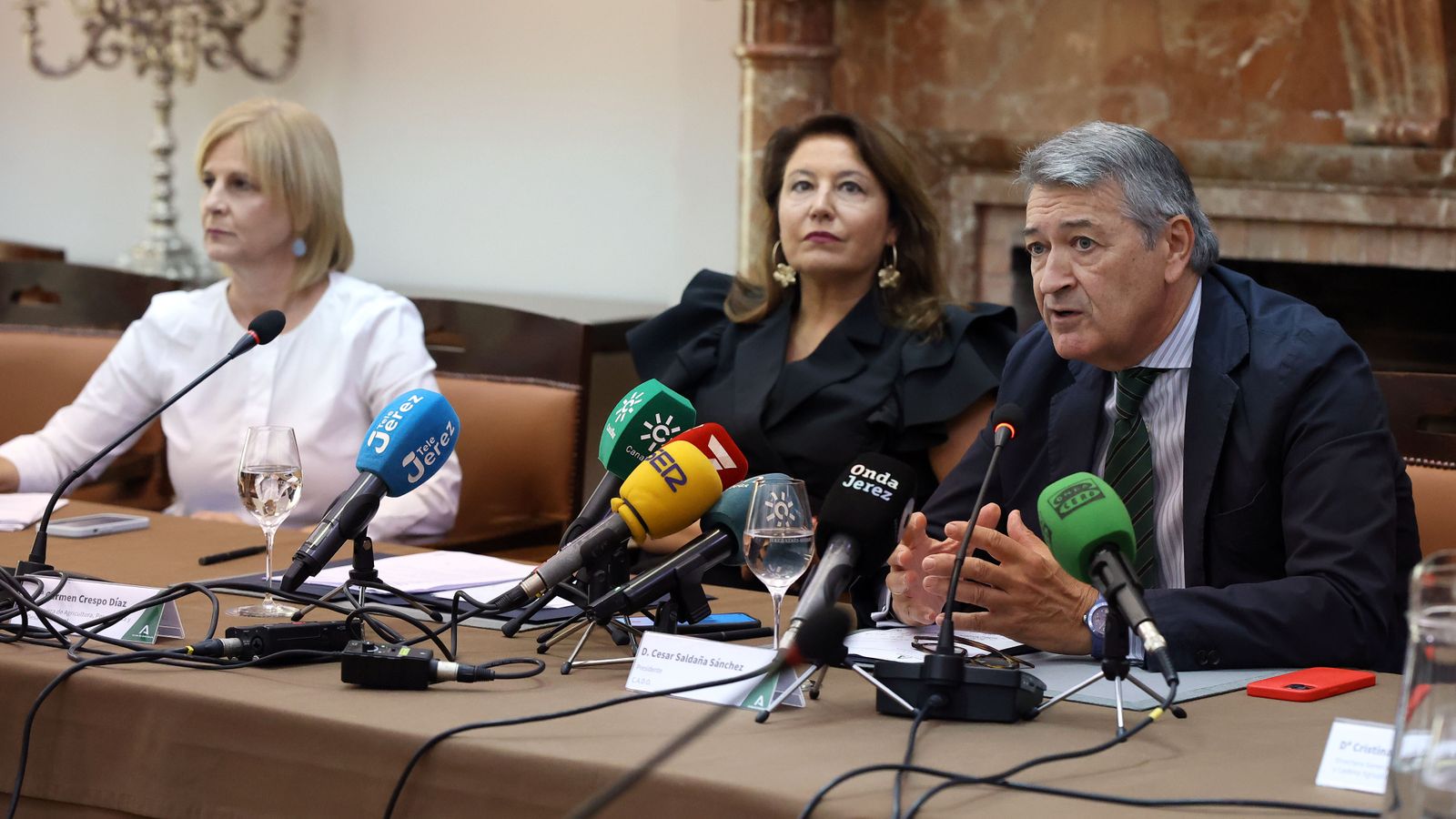 Firma entre La Junta y el sector del vino del plan de futuro para el viñedo en el Consejo Regulador de Jerez