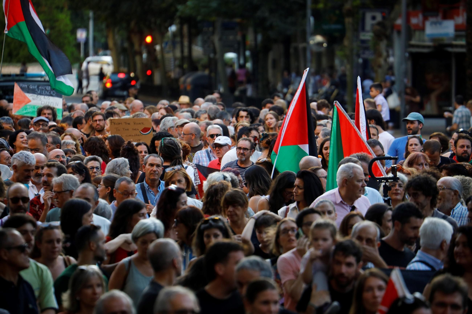Las imágenes de la manifestación de Córdoba por Gaza